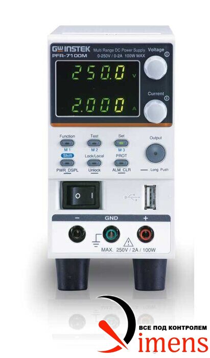 PFR-7100M (GPIB+LAN) — источник питания постоянного тока особо тихий, программируемый