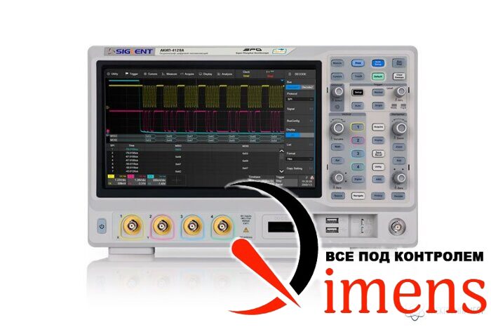 АКИП-4129А + Опция 500А — осциллограф