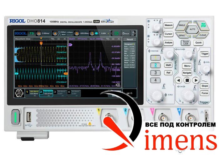 DHO814 — цифровой осциллограф высокого разрешения
