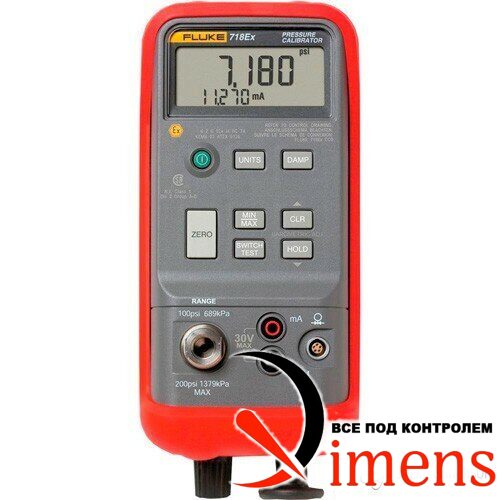 Fluke 718Ex 100G, взрывобезопасный калибратор давления (100 PSI)