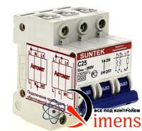 УЗОН SUNTEK-C 25А — устройство защиты от отгорания нуля и перенапряжений