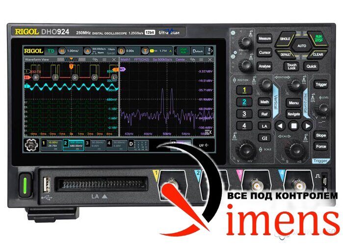 DHO924 — цифровой осциллограф высокого разрешения